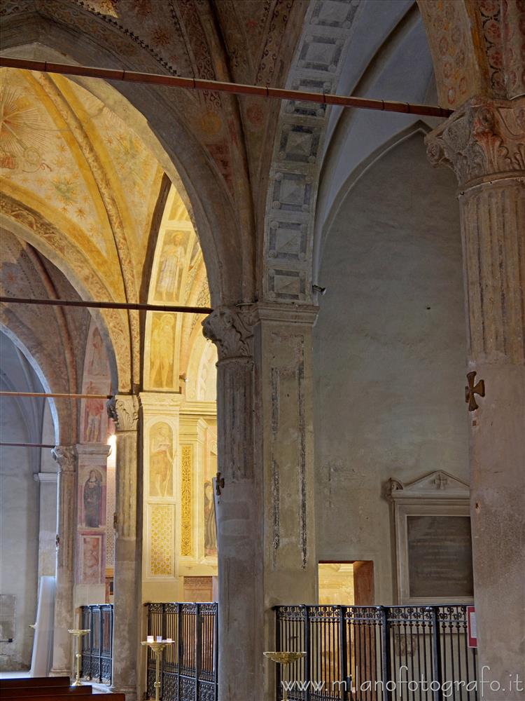 Milan (Italy) - Arches in the right nave of the Church of San Pietro in Gessate